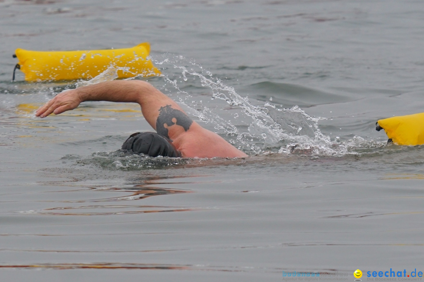 Lake Constance Eisman by Aqua Sphere: Ludwigshafen am Bodensee, 11.02.2017