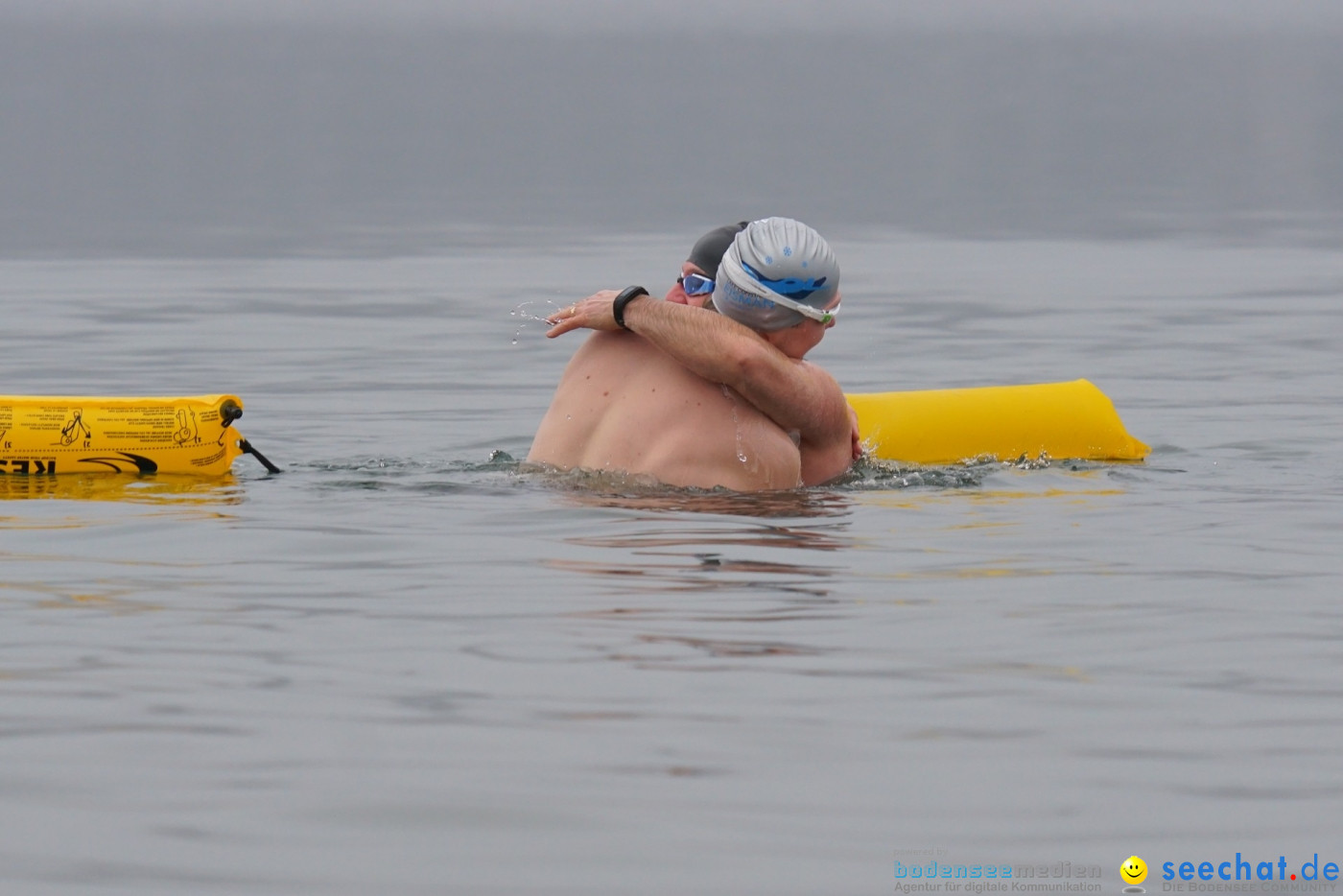 Lake Constance Eisman by Aqua Sphere: Ludwigshafen am Bodensee, 11.02.2017