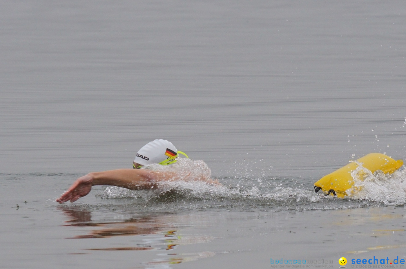 Lake Constance Eisman by Aqua Sphere: Ludwigshafen am Bodensee, 11.02.2017