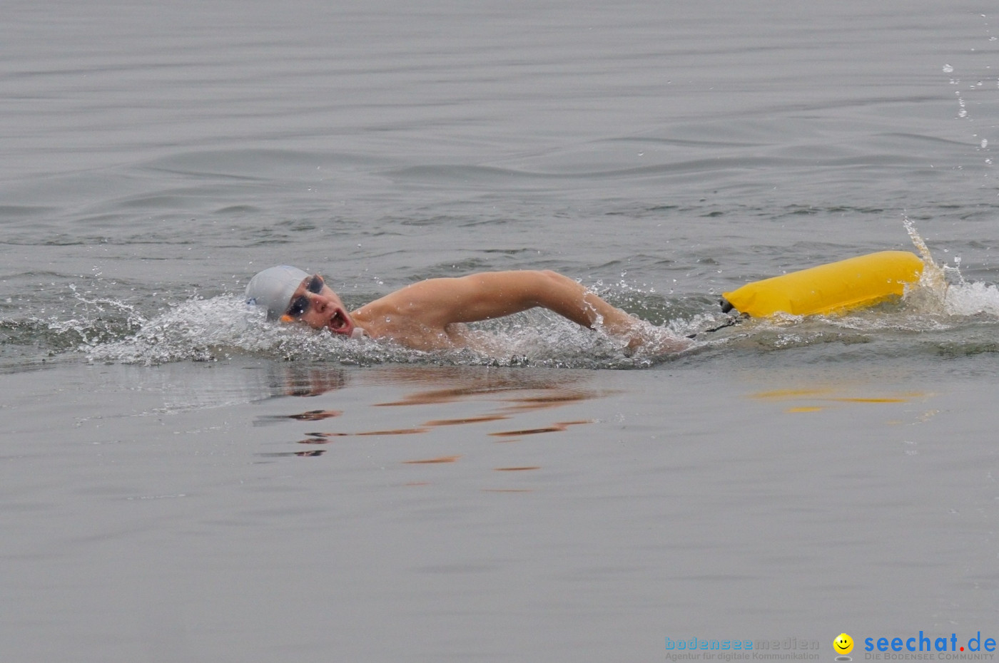 Lake Constance Eisman by Aqua Sphere: Ludwigshafen am Bodensee, 11.02.2017