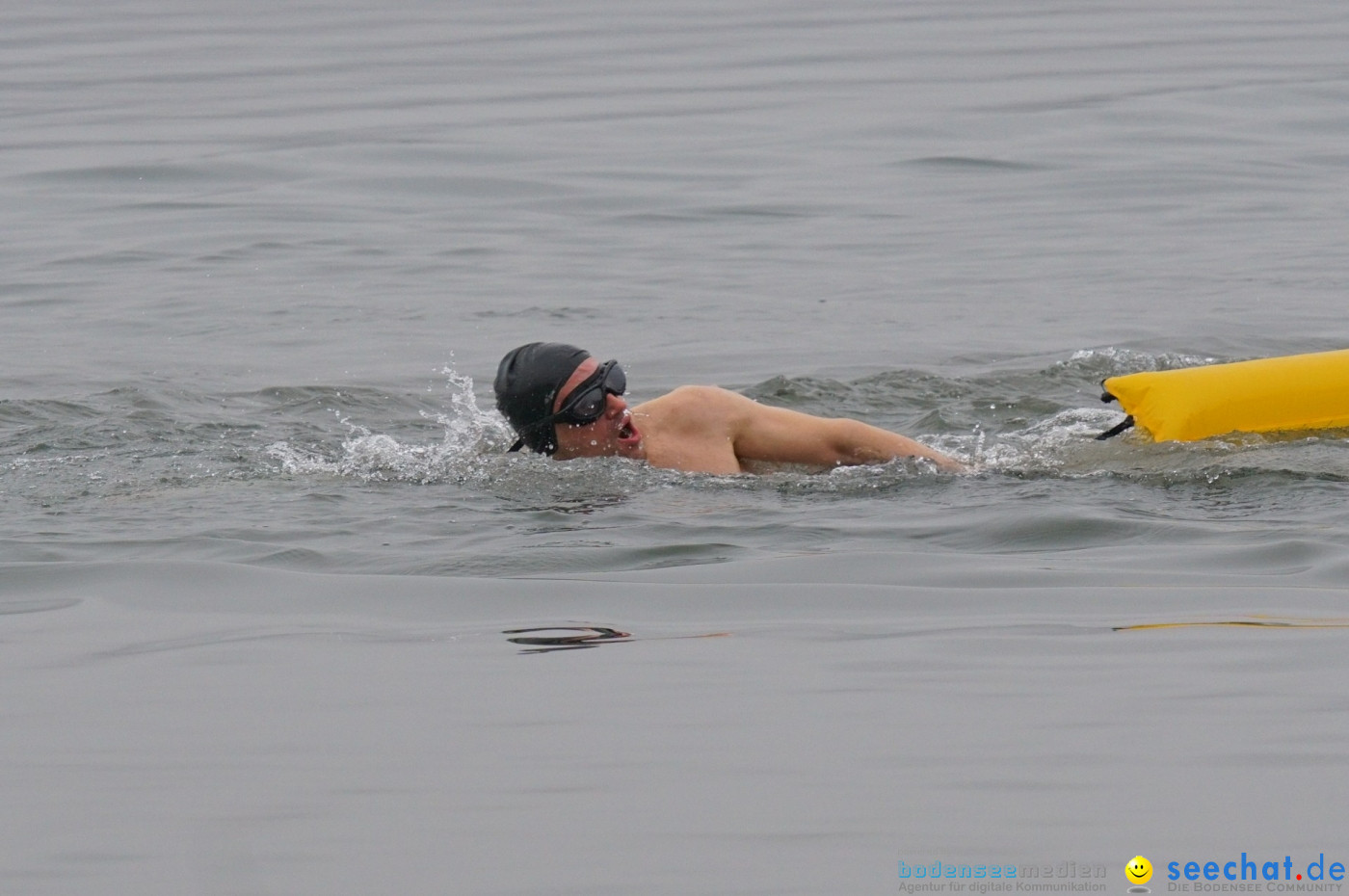 Lake Constance Eisman by Aqua Sphere: Ludwigshafen am Bodensee, 11.02.2017