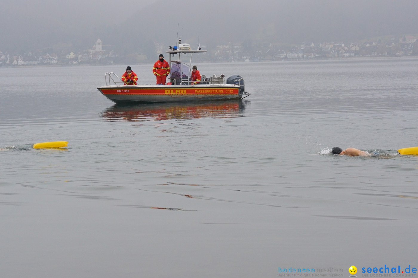 Lake Constance Eisman by Aqua Sphere: Ludwigshafen am Bodensee, 11.02.2017