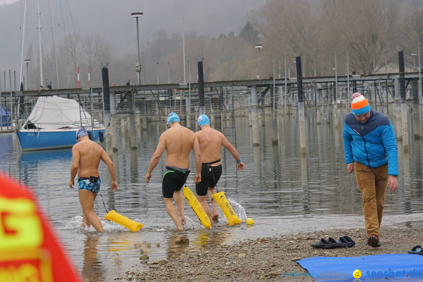 Lake Constance Eisman by Aqua Sphere: Ludwigshafen am Bodensee, 11.02.2017