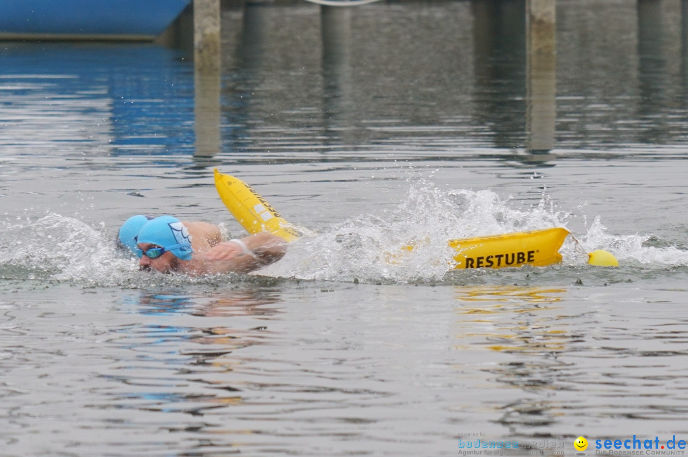 Lake Constance Eisman by Aqua Sphere: Ludwigshafen am Bodensee, 11.02.2017