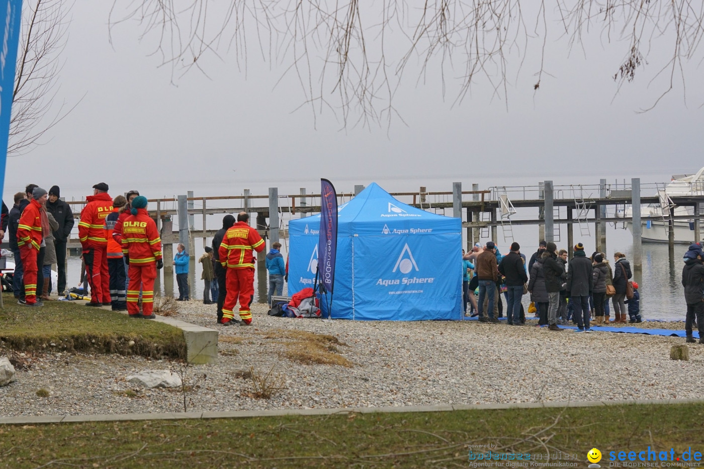 Lake Constance Eisman by Aqua Sphere: Ludwigshafen am Bodensee, 11.02.2017