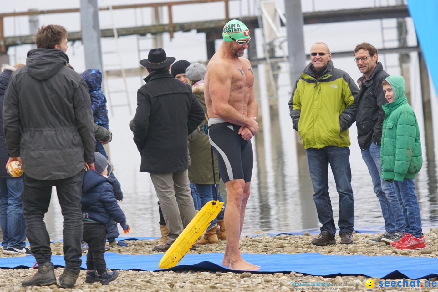 Lake Constance Eisman by Aqua Sphere: Ludwigshafen am Bodensee, 11.02.2017