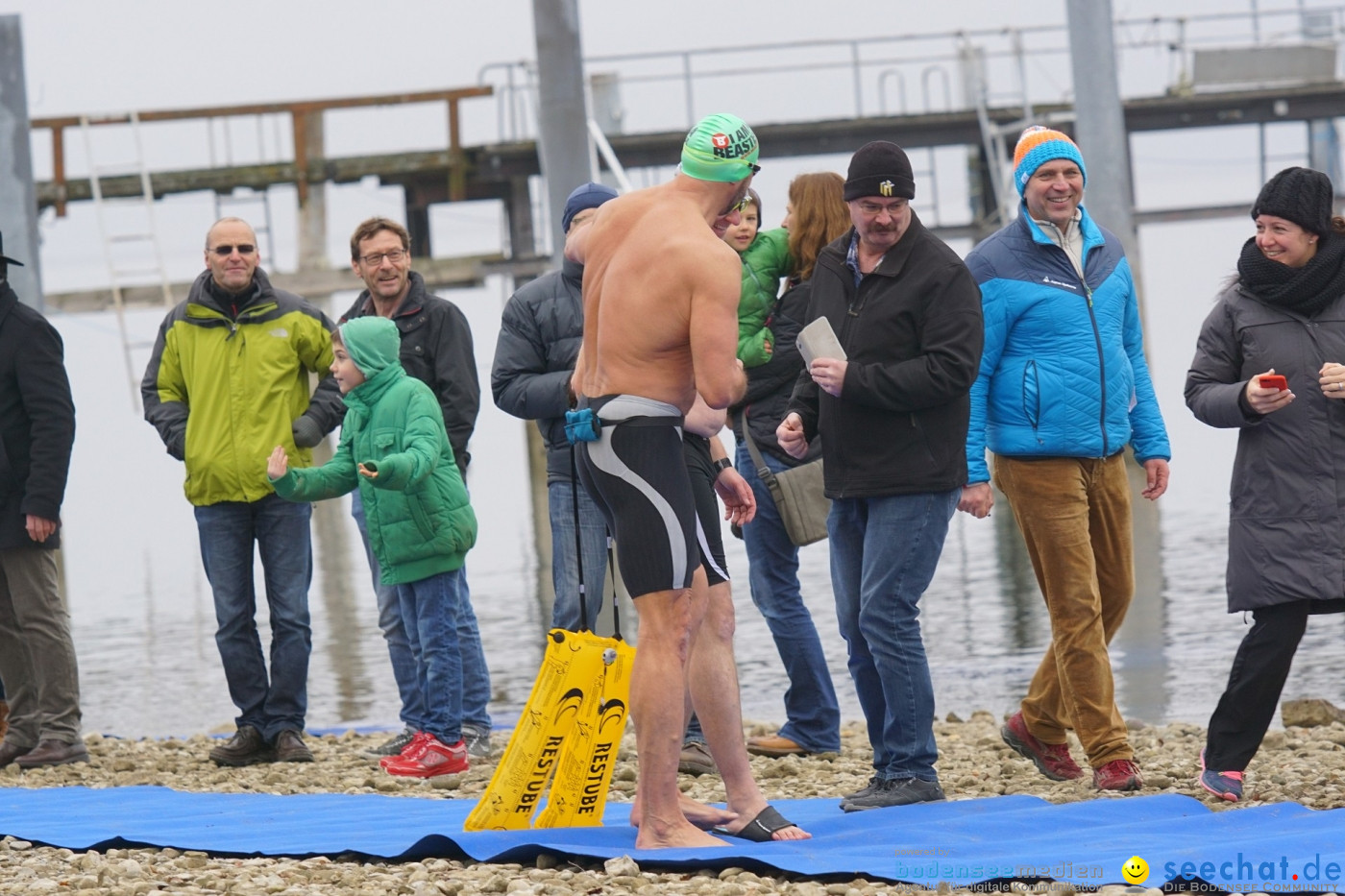 Lake Constance Eisman by Aqua Sphere: Ludwigshafen am Bodensee, 11.02.2017