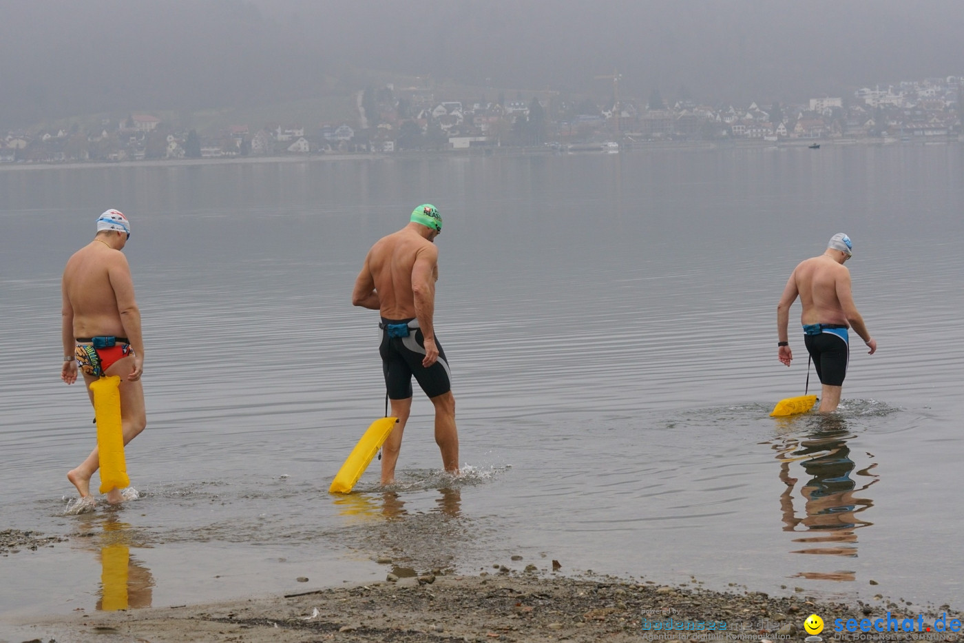 Lake Constance Eisman by Aqua Sphere: Ludwigshafen am Bodensee, 11.02.2017