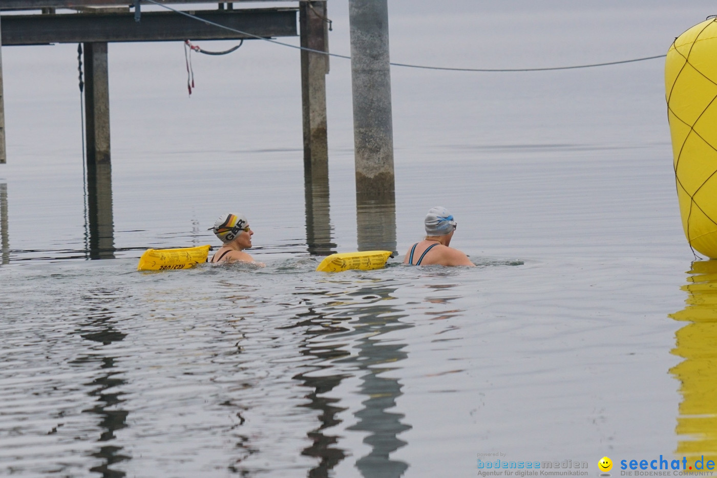 Lake Constance Eisman by Aqua Sphere: Ludwigshafen am Bodensee, 11.02.2017