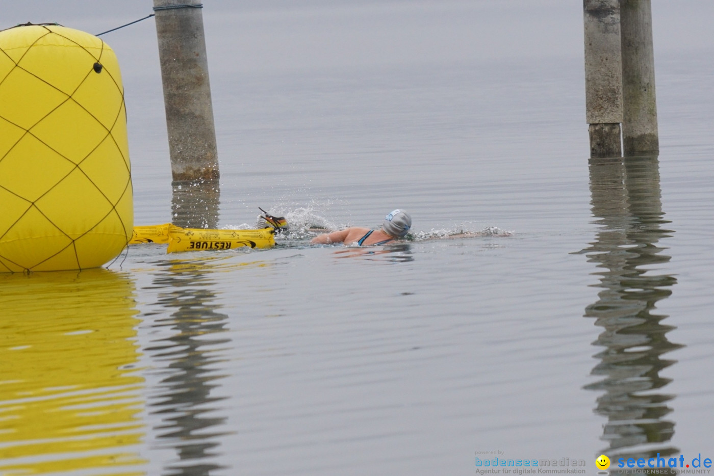 Lake Constance Eisman by Aqua Sphere: Ludwigshafen am Bodensee, 11.02.2017