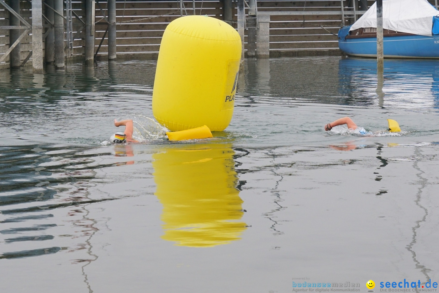 Lake Constance Eisman by Aqua Sphere: Ludwigshafen am Bodensee, 11.02.2017