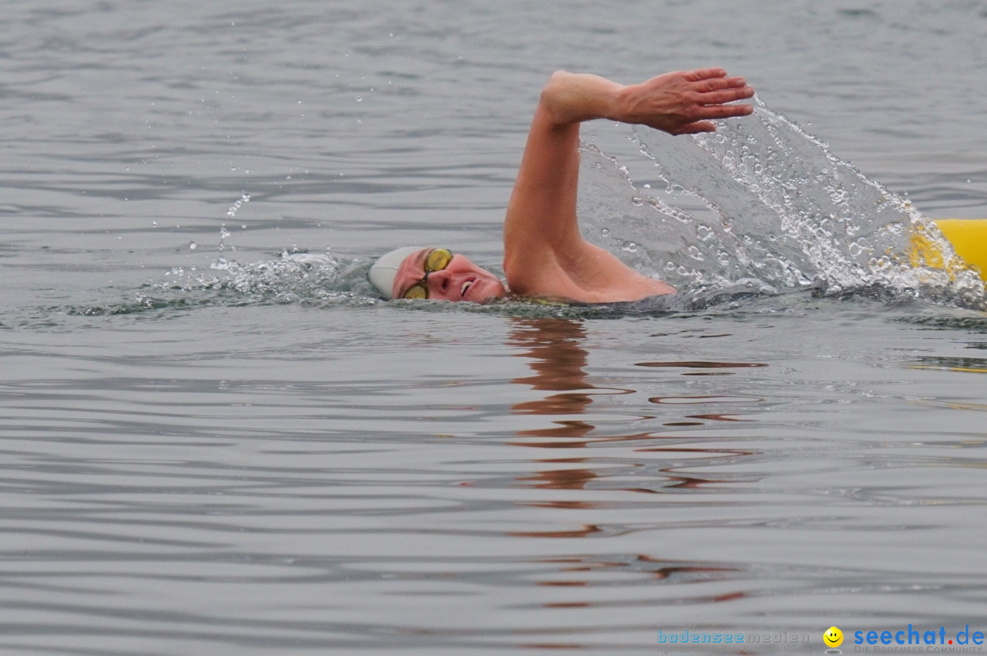 Lake Constance Eisman by Aqua Sphere: Ludwigshafen am Bodensee, 11.02.2017