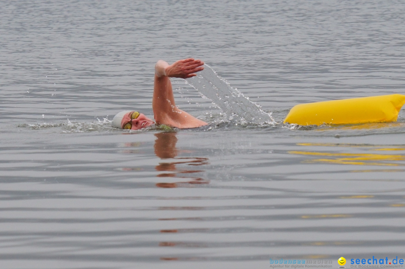 Lake Constance Eisman by Aqua Sphere: Ludwigshafen am Bodensee, 11.02.2017