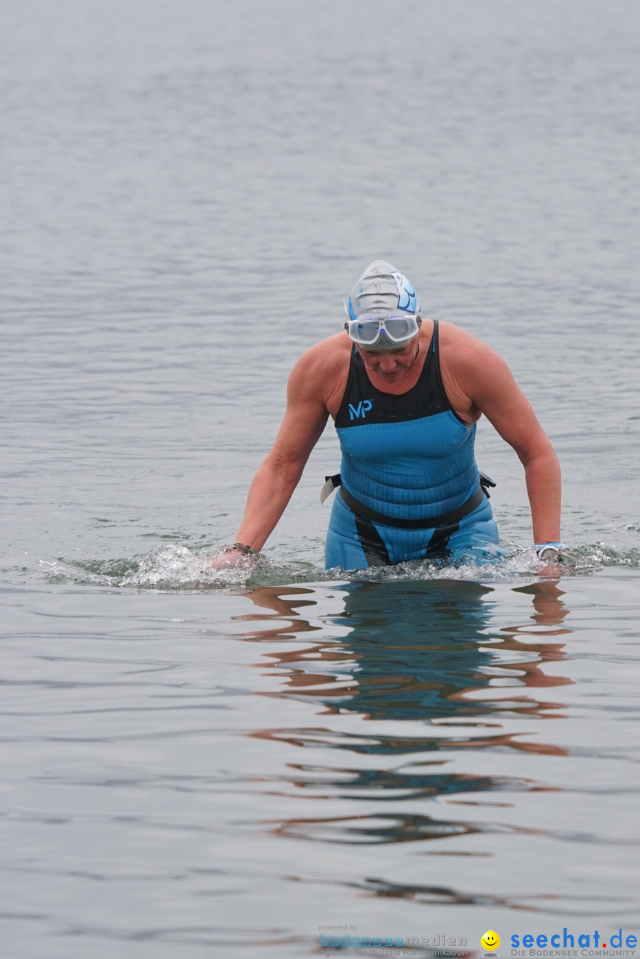 Lake Constance Eisman by Aqua Sphere: Ludwigshafen am Bodensee, 11.02.2017