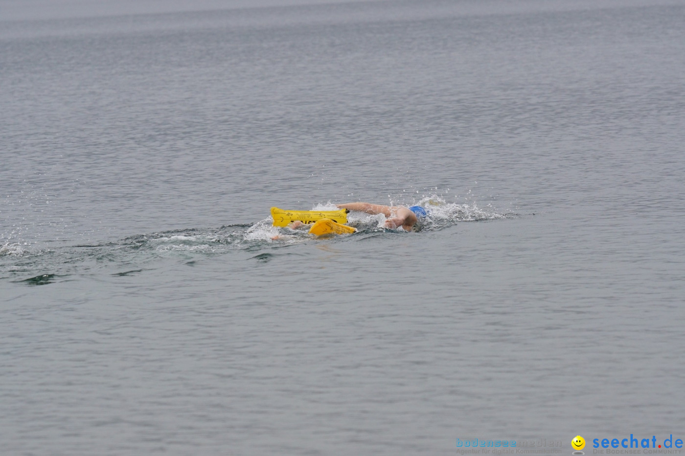 Lake Constance Eisman by Aqua Sphere: Ludwigshafen am Bodensee, 11.02.2017