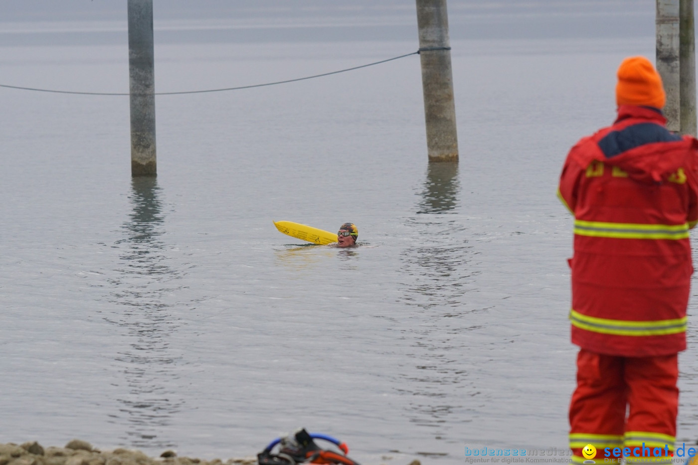 Lake Constance Eisman by Aqua Sphere: Ludwigshafen am Bodensee, 11.02.2017