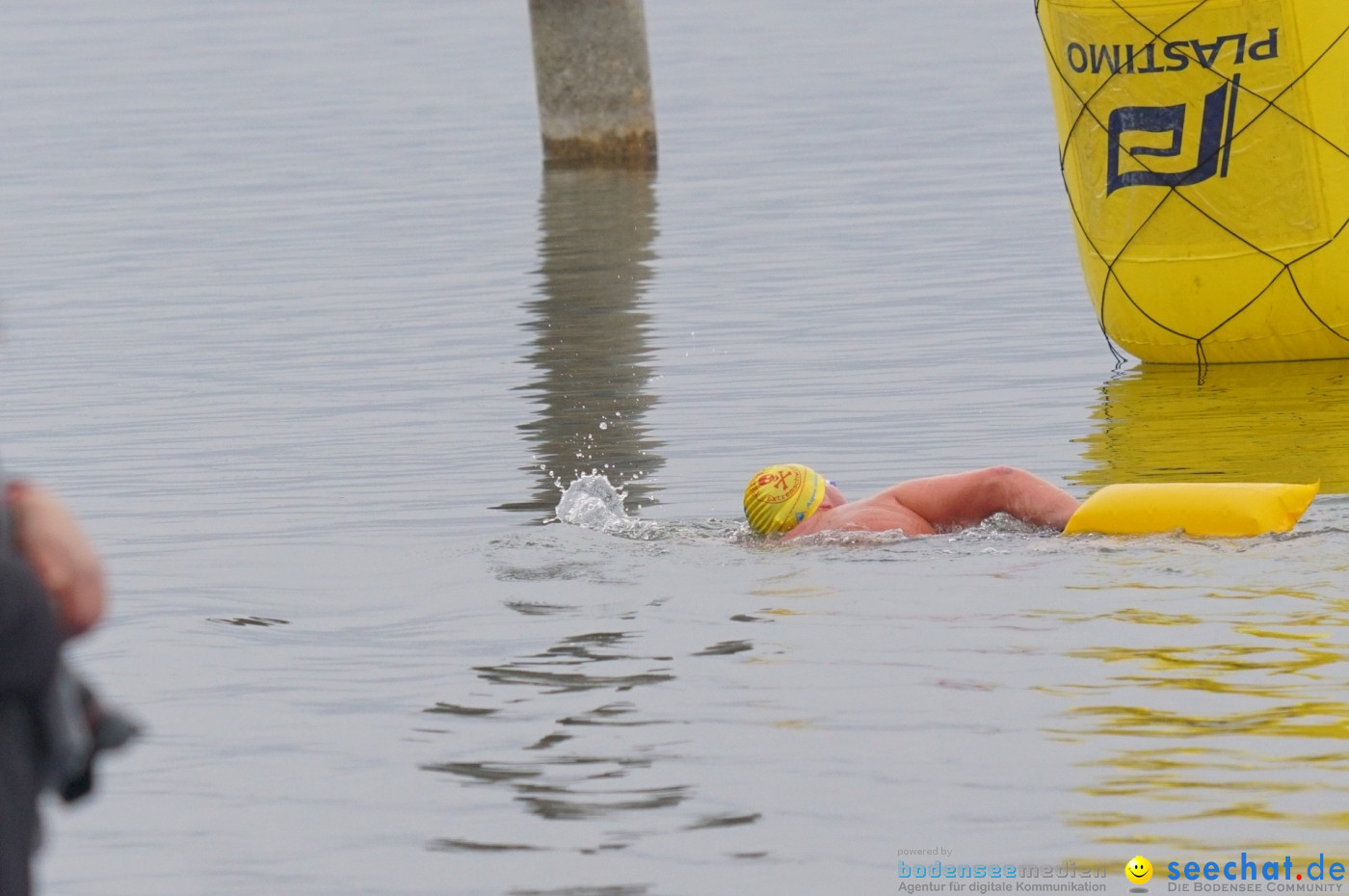 Lake Constance Eisman by Aqua Sphere: Ludwigshafen am Bodensee, 11.02.2017