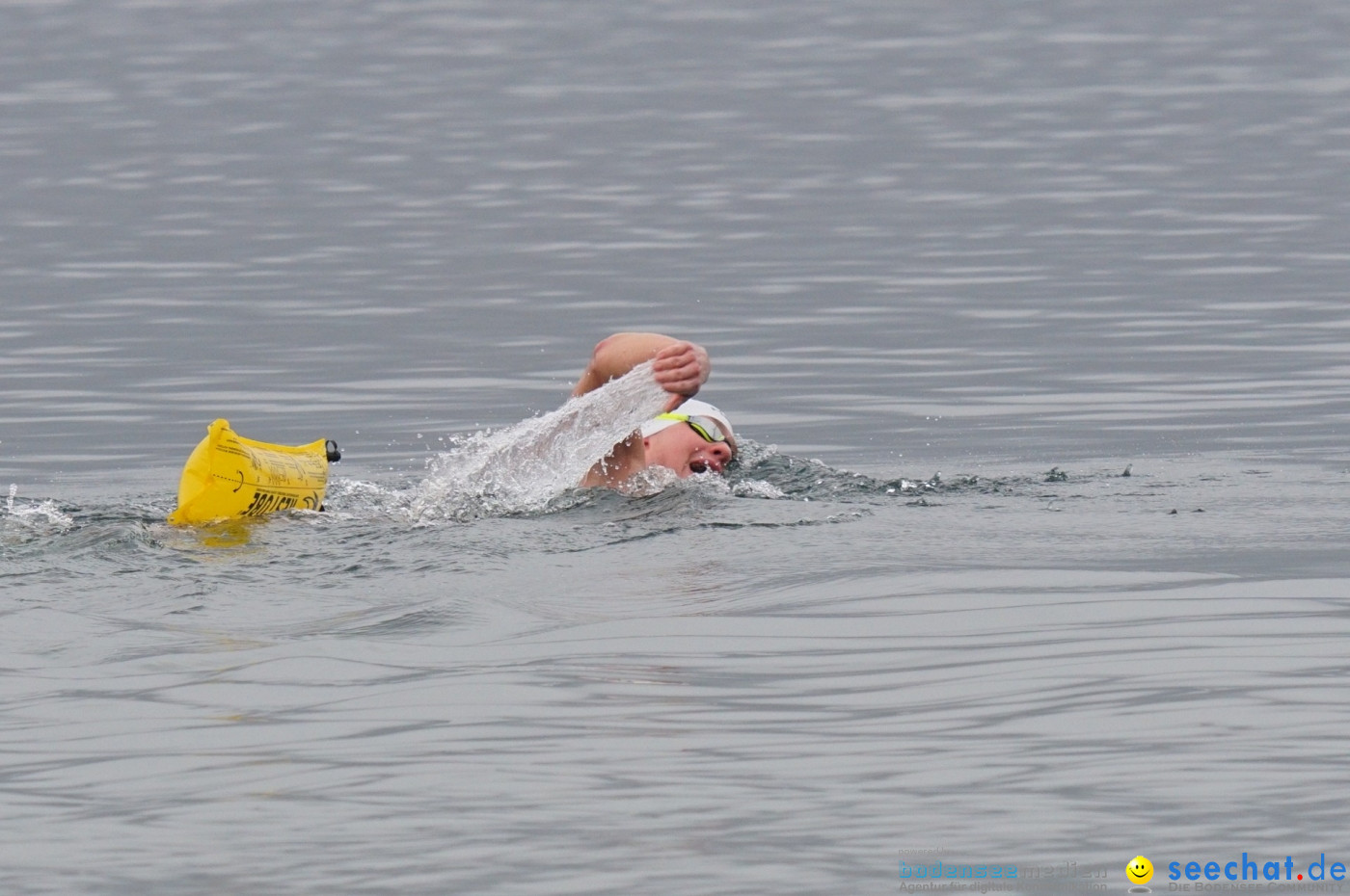 Lake Constance Eisman by Aqua Sphere: Ludwigshafen am Bodensee, 11.02.2017