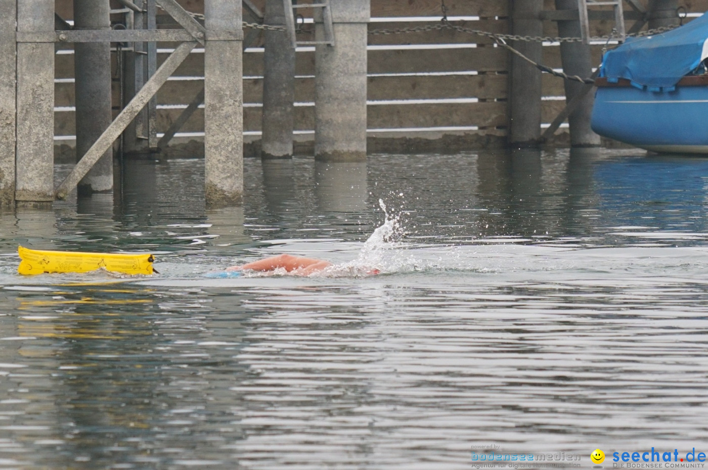 Lake Constance Eisman by Aqua Sphere: Ludwigshafen am Bodensee, 11.02.2017