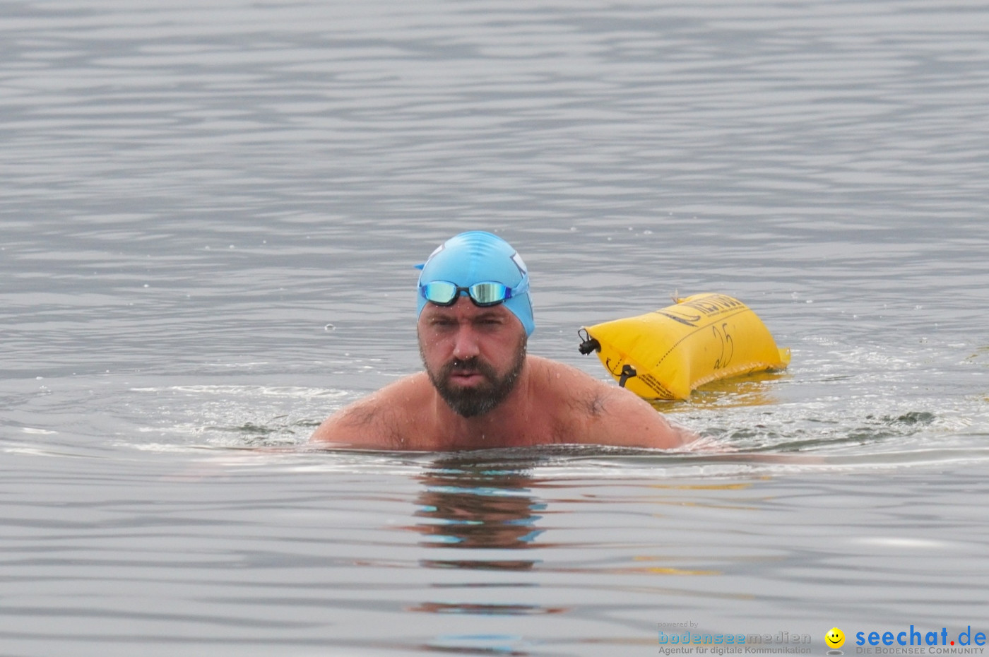 Lake Constance Eisman by Aqua Sphere: Ludwigshafen am Bodensee, 11.02.2017