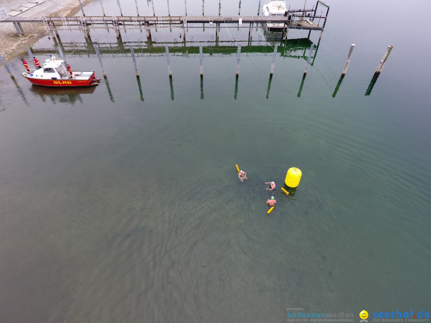 Lake Constance Eisman by Aqua Sphere: Ludwigshafen am Bodensee, 11.02.2017