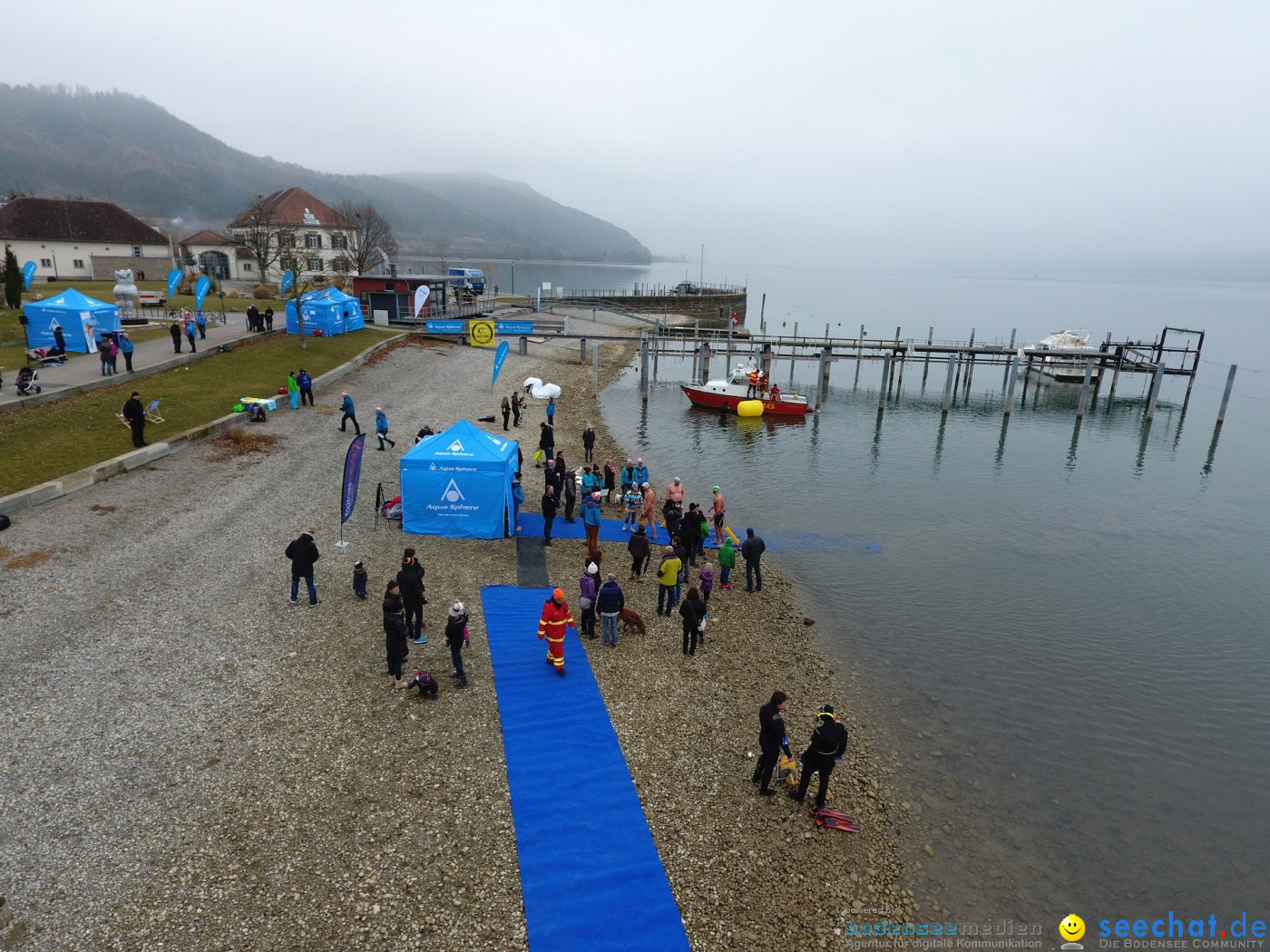 Lake Constance Eisman by Aqua Sphere: Ludwigshafen am Bodensee, 11.02.2017