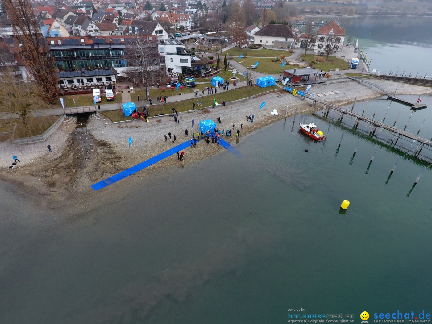 Lake Constance Eisman by Aqua Sphere: Ludwigshafen am Bodensee, 11.02.2017