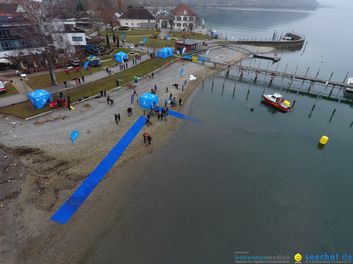 Lake Constance Eisman by Aqua Sphere: Ludwigshafen am Bodensee, 11.02.2017