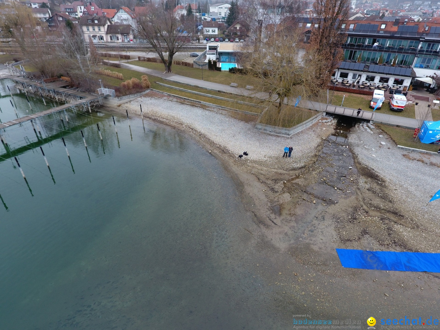 Lake Constance Eisman by Aqua Sphere: Ludwigshafen am Bodensee, 11.02.2017