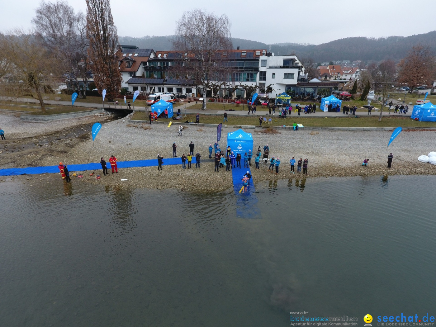 Lake Constance Eisman by Aqua Sphere: Ludwigshafen am Bodensee, 11.02.2017