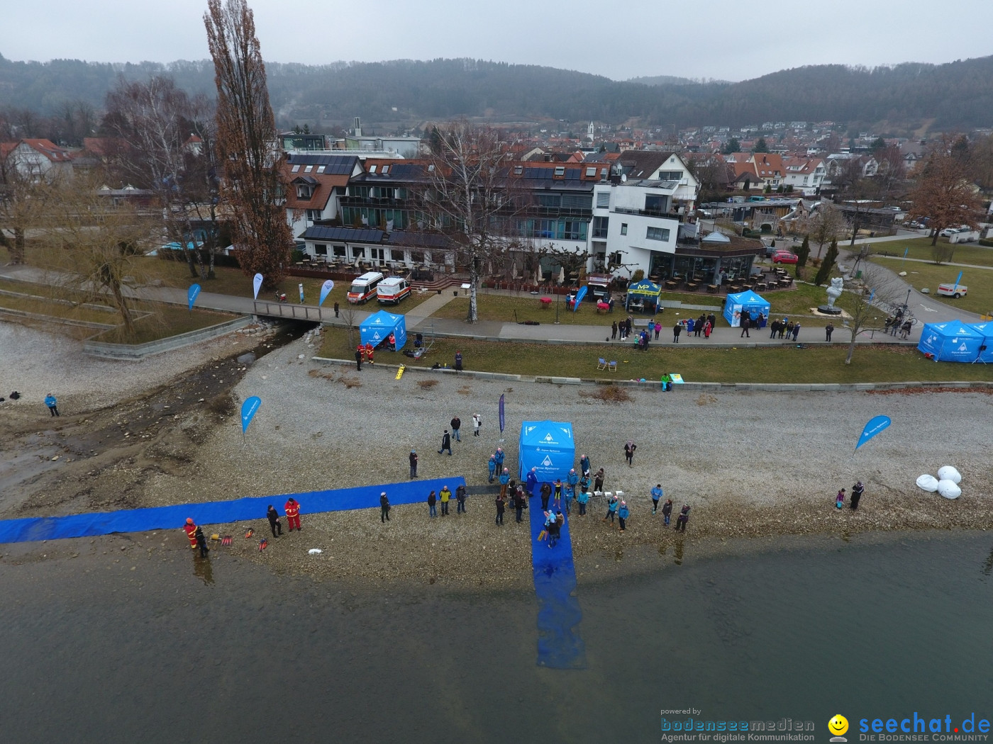 Lake Constance Eisman by Aqua Sphere: Ludwigshafen am Bodensee, 11.02.2017