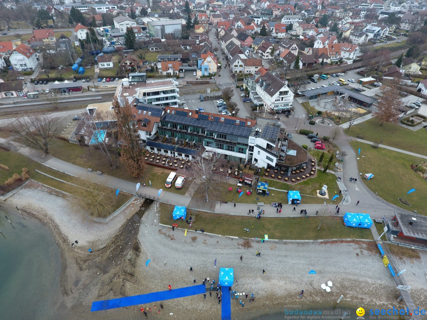 Lake Constance Eisman by Aqua Sphere: Ludwigshafen am Bodensee, 11.02.2017