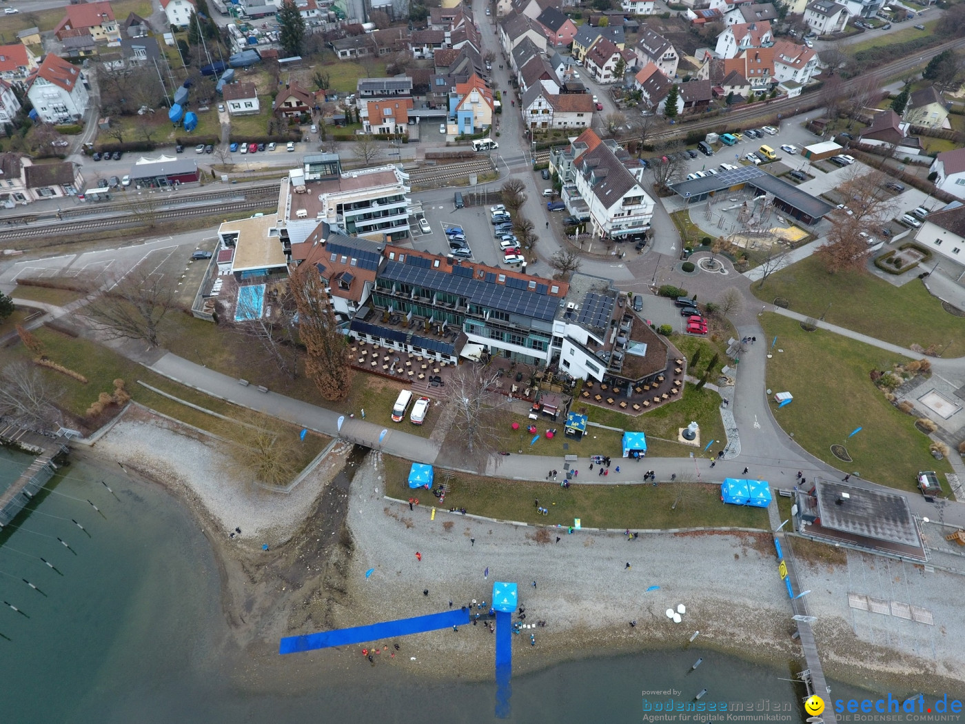 Lake Constance Eisman by Aqua Sphere: Ludwigshafen am Bodensee, 11.02.2017