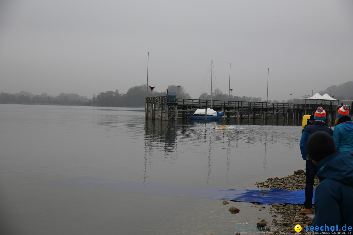 Lake Constance Eisman by Aqua Sphere: Ludwigshafen am Bodensee, 11.02.2017