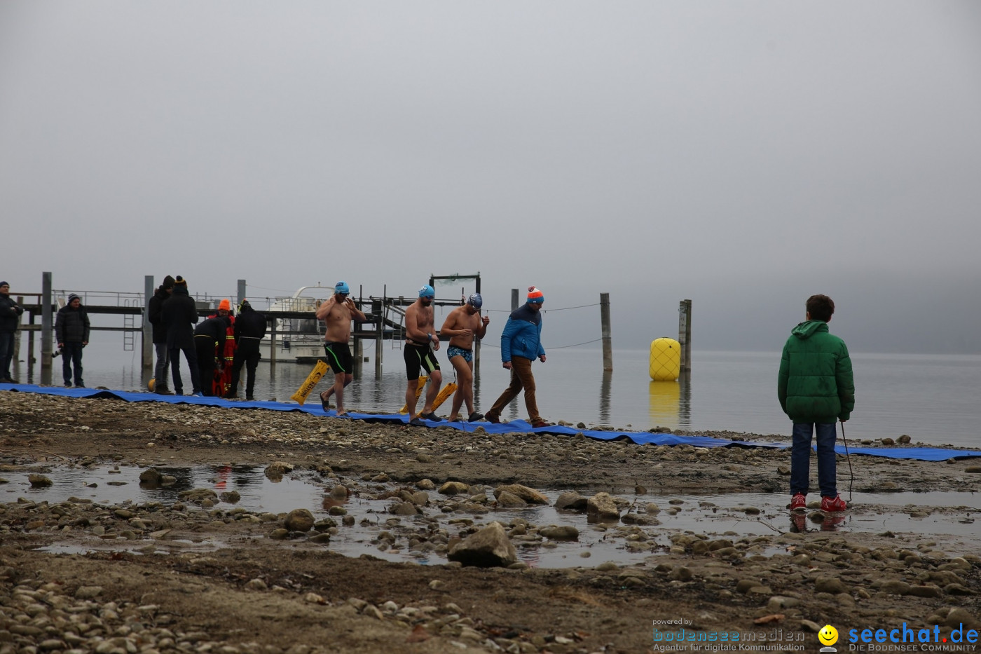 Lake Constance Eisman by Aqua Sphere: Ludwigshafen am Bodensee, 11.02.2017