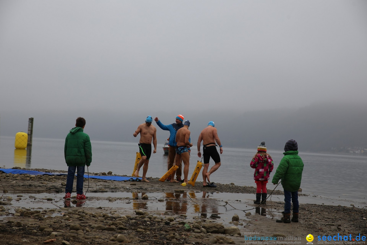 Lake Constance Eisman by Aqua Sphere: Ludwigshafen am Bodensee, 11.02.2017