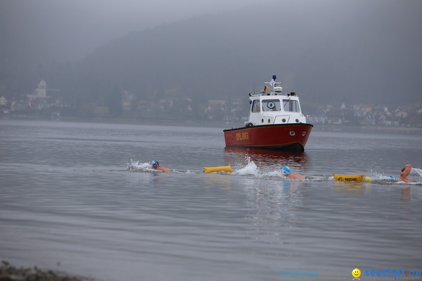 Lake Constance Eisman by Aqua Sphere: Ludwigshafen am Bodensee, 11.02.2017