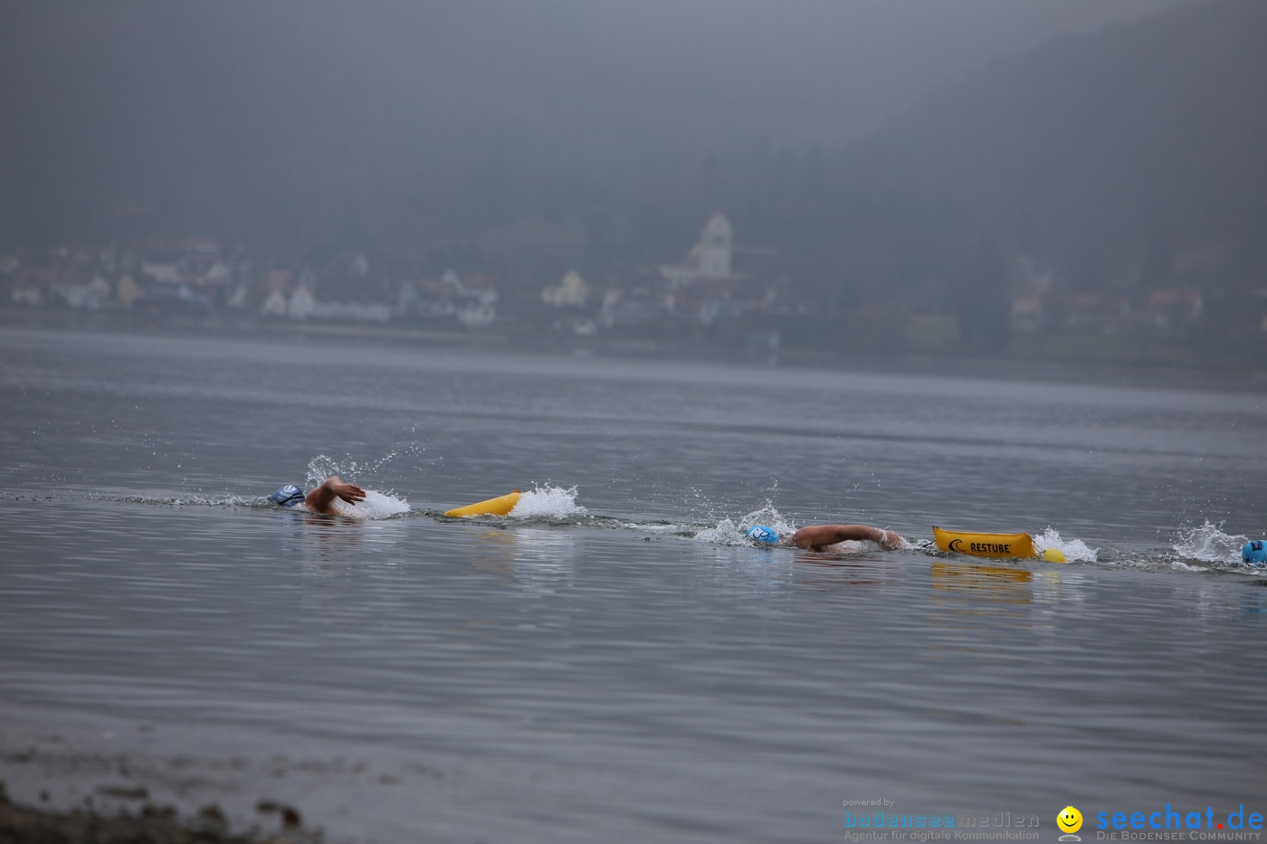 Lake Constance Eisman by Aqua Sphere: Ludwigshafen am Bodensee, 11.02.2017