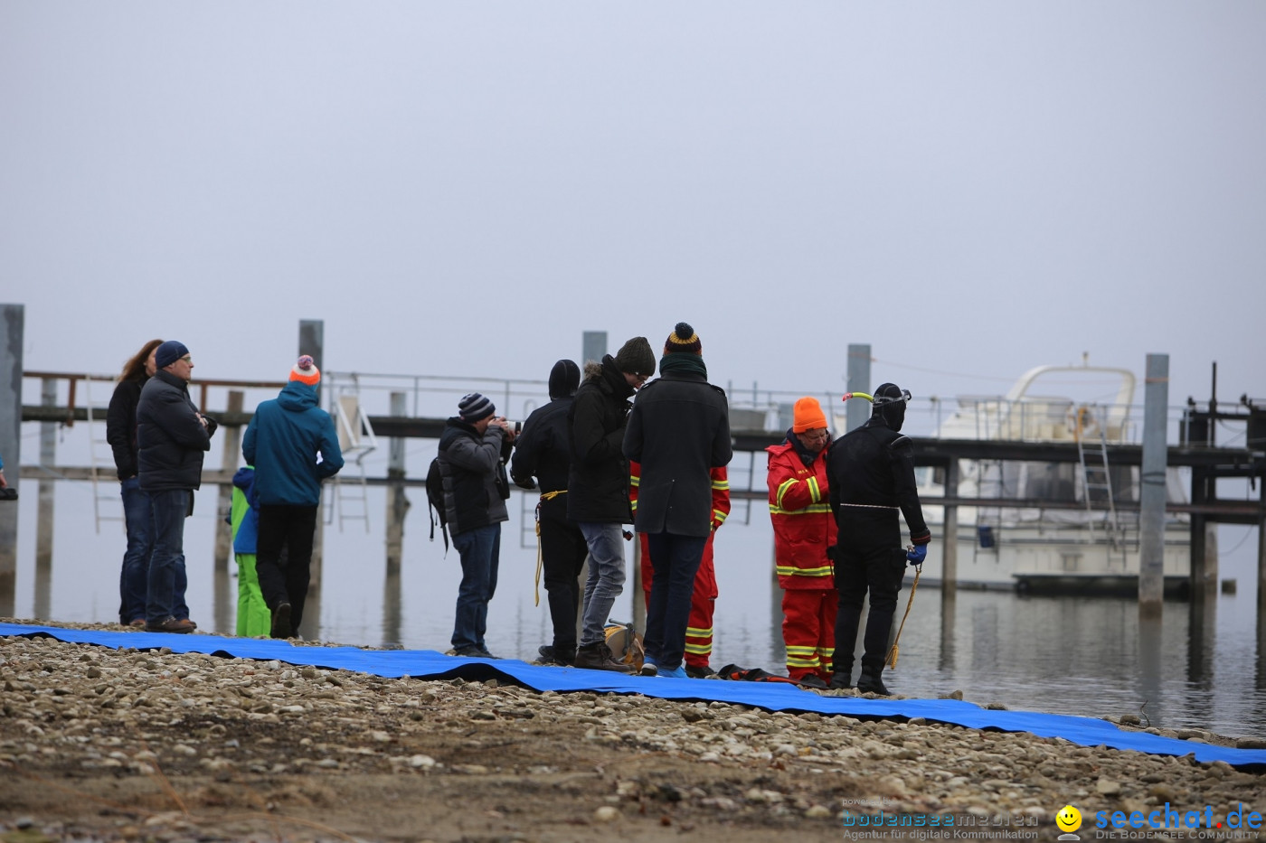 Lake Constance Eisman by Aqua Sphere: Ludwigshafen am Bodensee, 11.02.2017