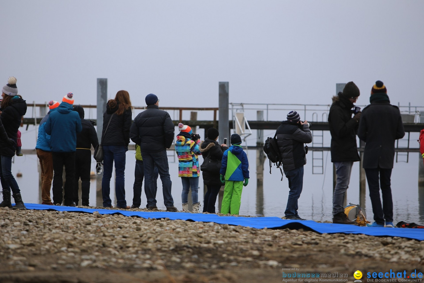 Lake Constance Eisman by Aqua Sphere: Ludwigshafen am Bodensee, 11.02.2017