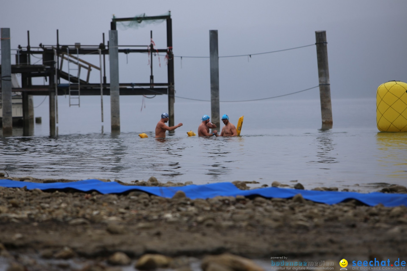 Lake Constance Eisman by Aqua Sphere: Ludwigshafen am Bodensee, 11.02.2017