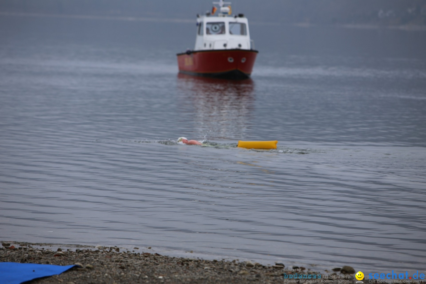 Lake Constance Eisman by Aqua Sphere: Ludwigshafen am Bodensee, 11.02.2017