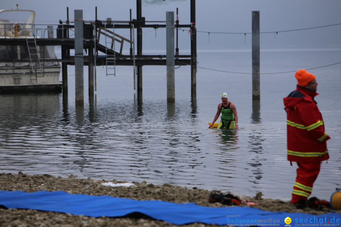 Lake Constance Eisman by Aqua Sphere: Ludwigshafen am Bodensee, 11.02.2017