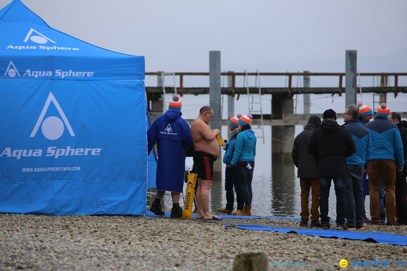 Lake Constance Eisman by Aqua Sphere: Ludwigshafen am Bodensee, 11.02.2017