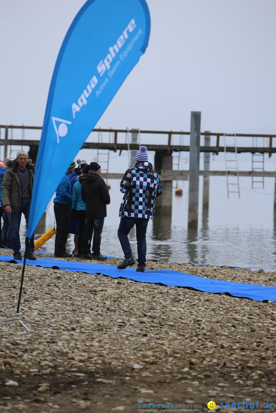 Lake Constance Eisman by Aqua Sphere: Ludwigshafen am Bodensee, 11.02.2017