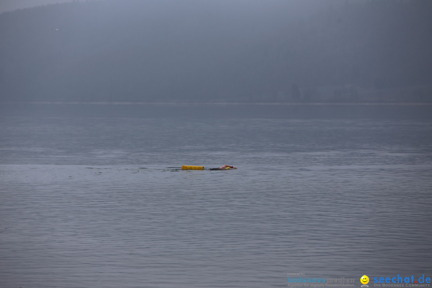 Lake Constance Eisman by Aqua Sphere: Ludwigshafen am Bodensee, 11.02.2017