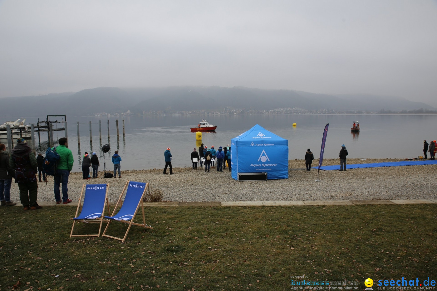 Lake Constance Eisman by Aqua Sphere: Ludwigshafen am Bodensee, 11.02.2017