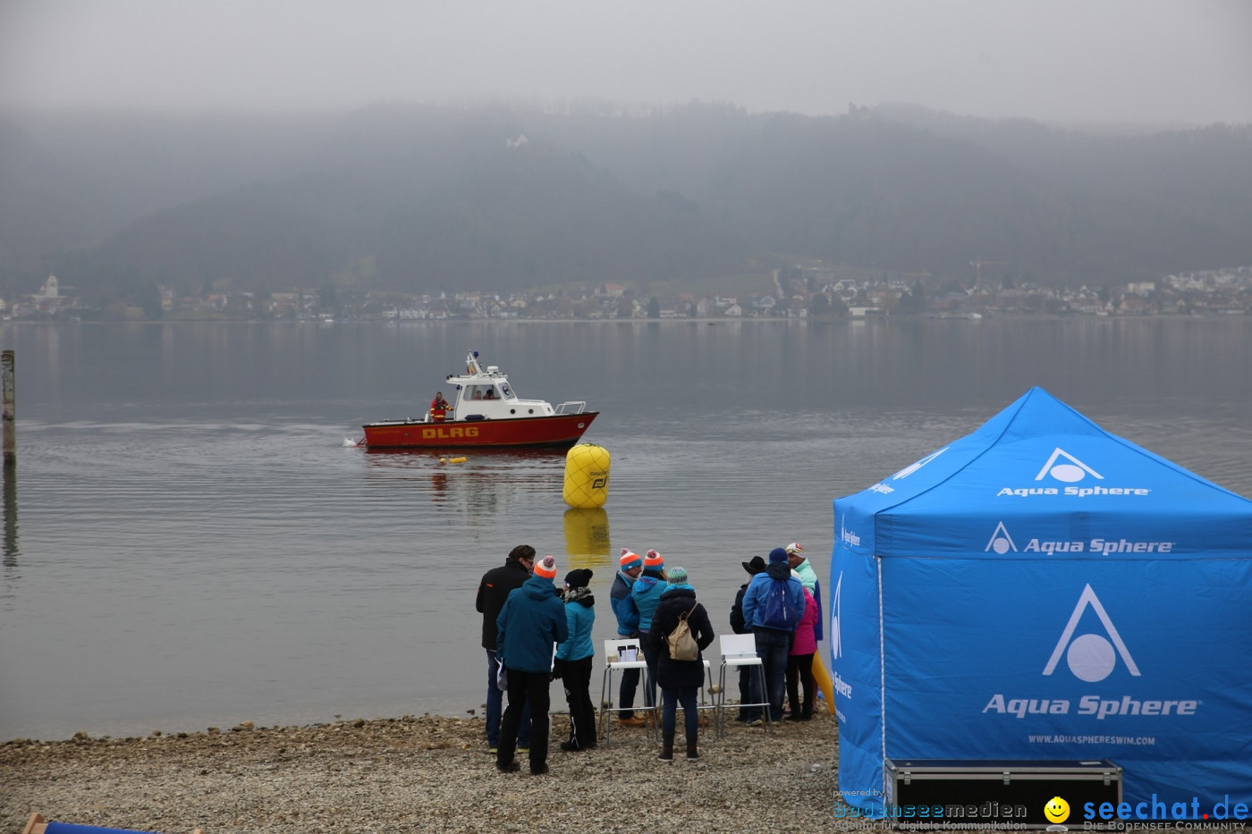 Lake Constance Eisman by Aqua Sphere: Ludwigshafen am Bodensee, 11.02.2017