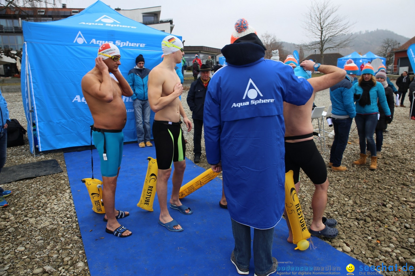 Lake Constance Eisman by Aqua Sphere: Ludwigshafen am Bodensee, 11.02.2017