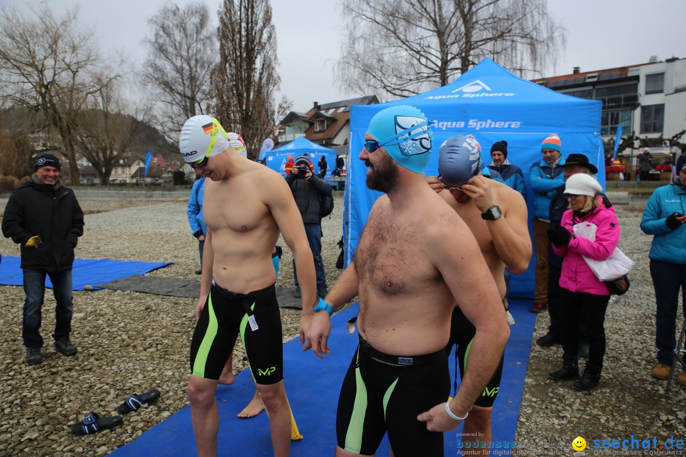 Lake Constance Eisman by Aqua Sphere: Ludwigshafen am Bodensee, 11.02.2017